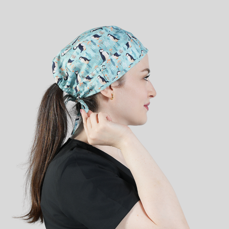 Unisex Head Cap in Wandering Penguins