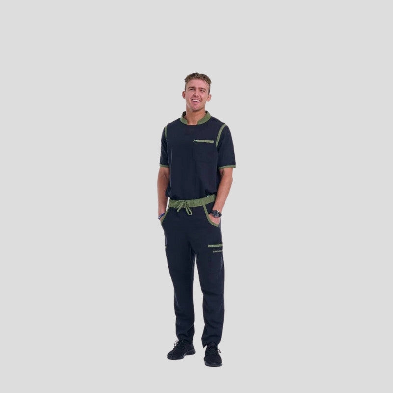 Tango V Neck & Straight Pant Men’s Scrub Set