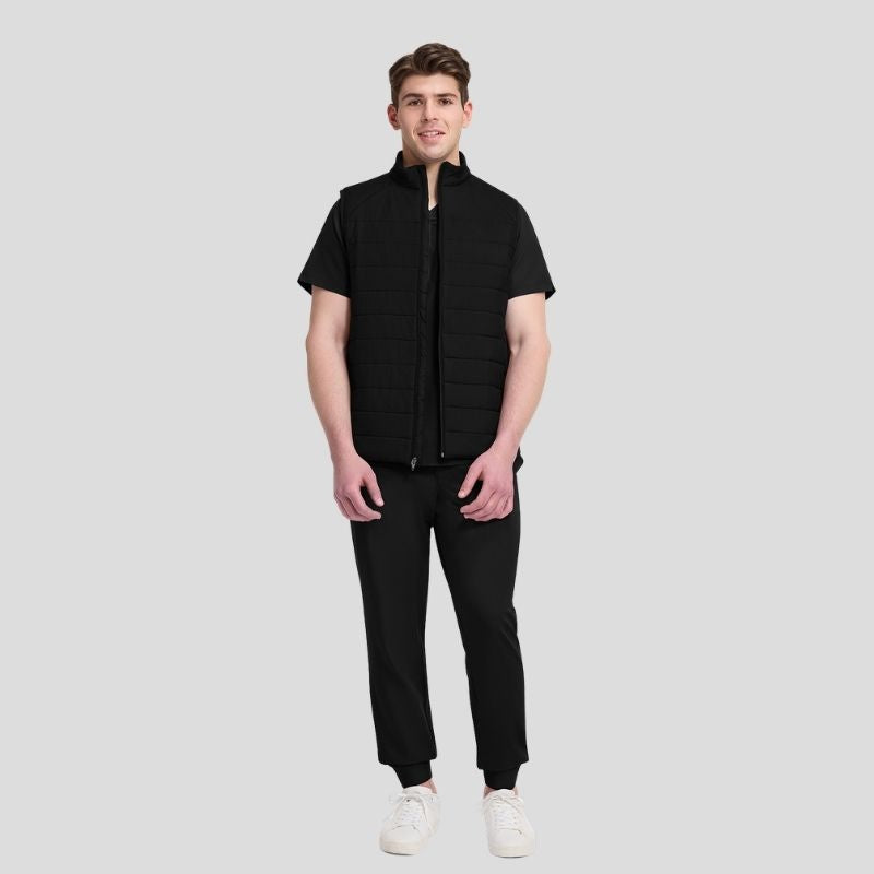 Men's Zip Front Quilted Vest