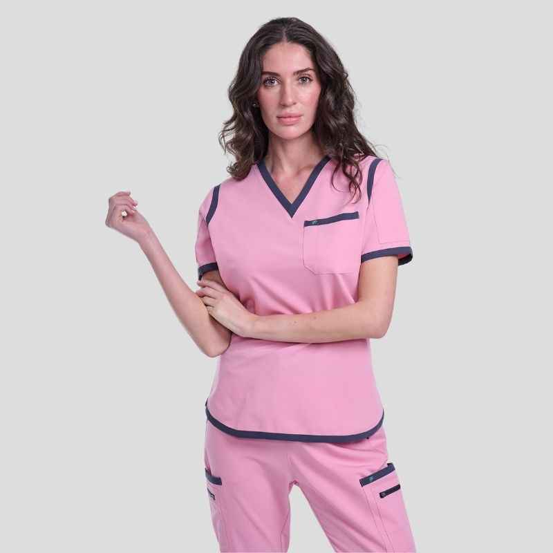 Tango V Neck & Straight Pant Women’s Scrub Set