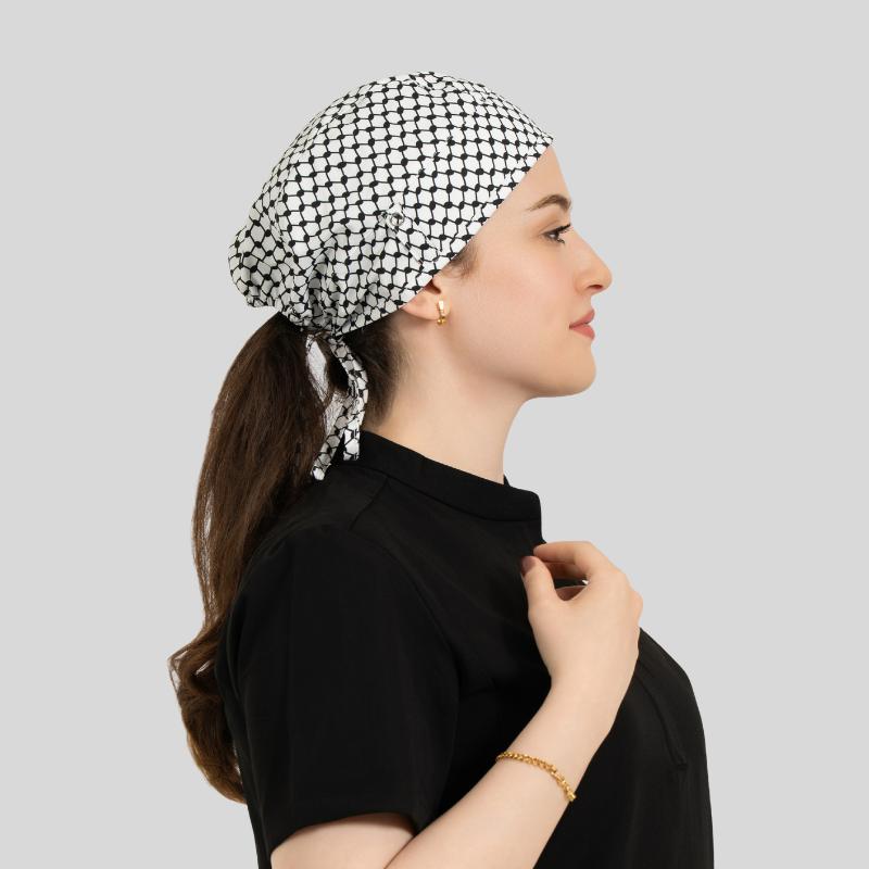 Funky Caps in Black Shemagh - Unisex