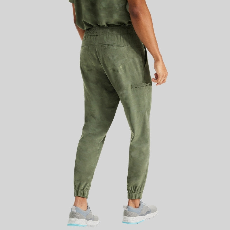 Purple Label Jack & Drew Camo Jogger Men's Scrub Set