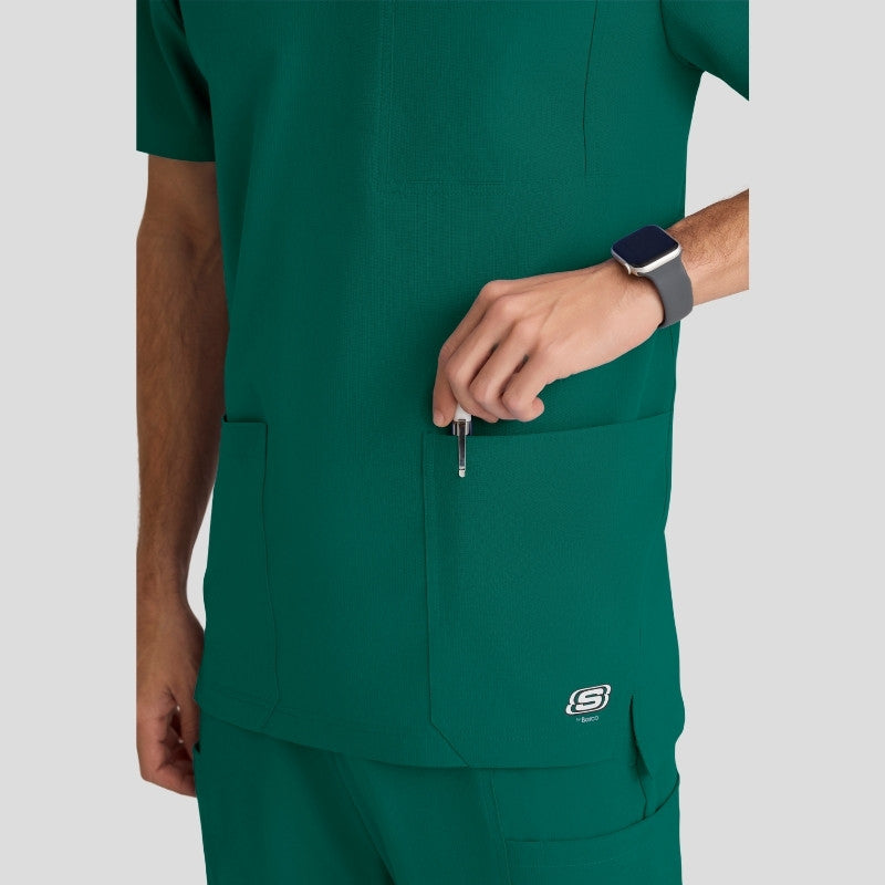 Crew Neck Jogger Men's Scrub Set