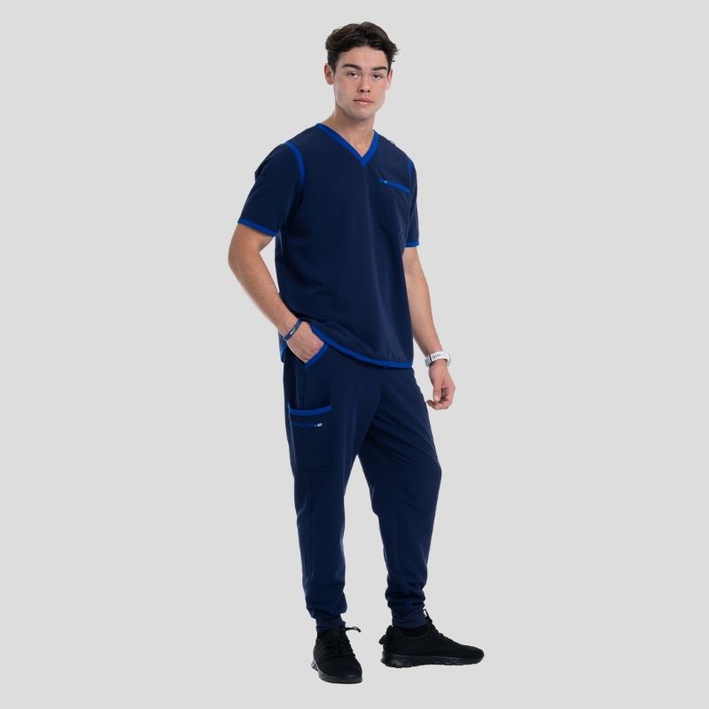 Tango V Neck & Jogger Pant Men’s Scrub Set