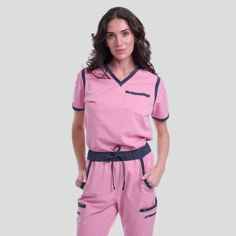 Tango V Neck & Straight Pant Women’s Scrub Set