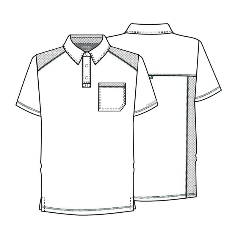 WorkWear Revolution Men's Polo Scrub Set