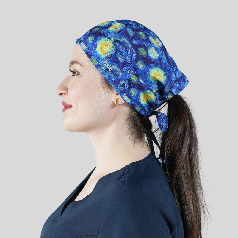 Unisex Head Cap in Starry Night