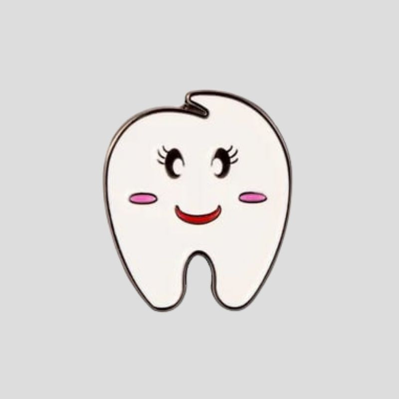 Cute Happy Tooth Pin