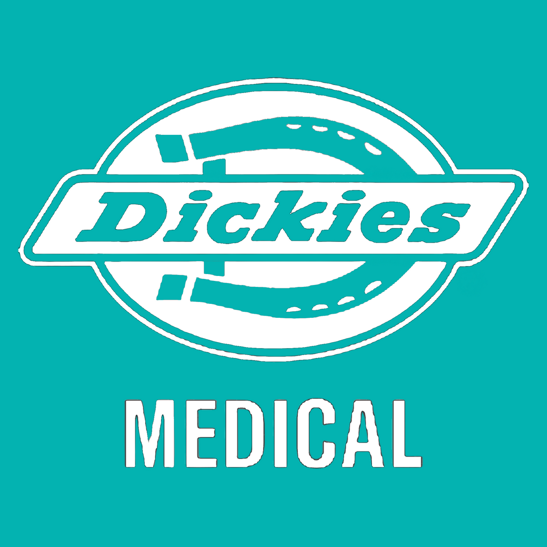 Dickies Medical logo on a teal background