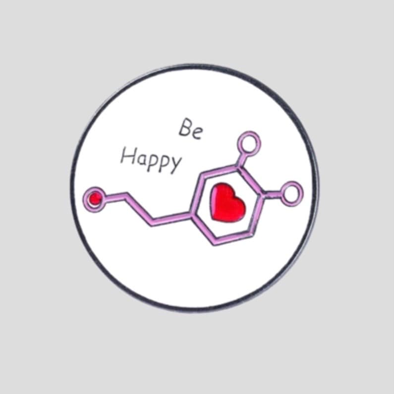 Be Happy (Dopamine) Pin