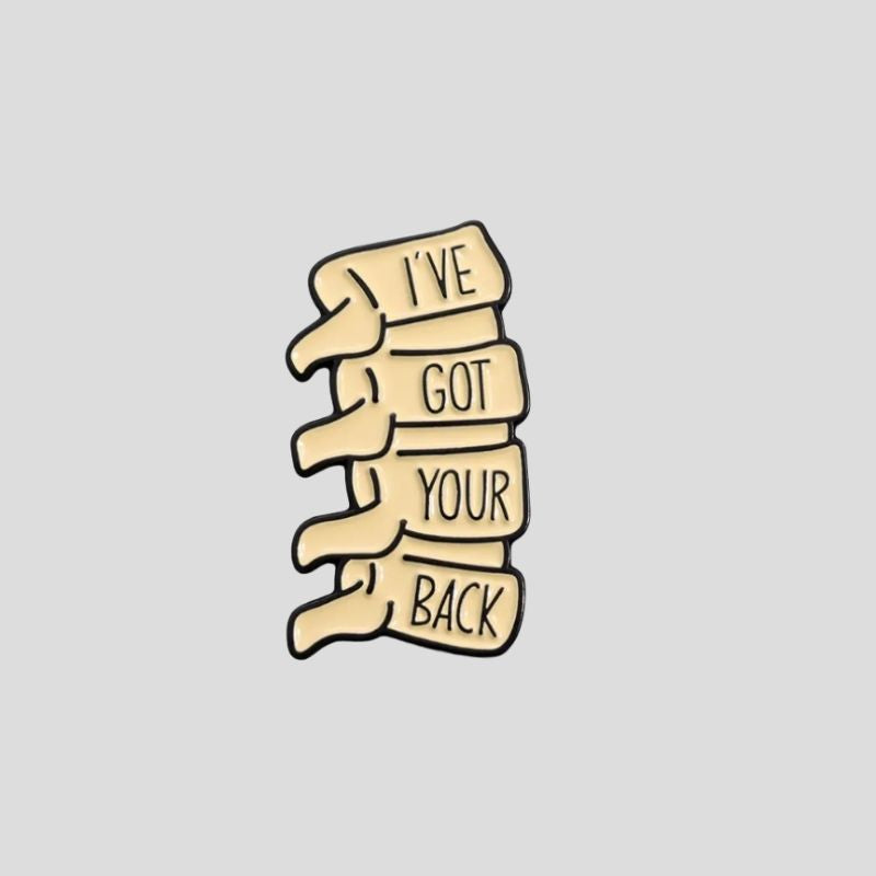 I’ve Got Your Back Anatomical Pin