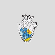 Starry Heart ( Van Gogh ) Pin