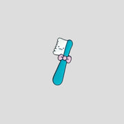 Cute Happy Brush Pin