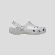 Crocs Classic Silver Glitter Clog