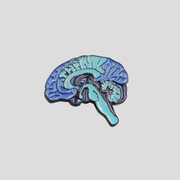 THINK Anatomical Brain Enamel Pin