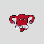 Cute Uterus Pin