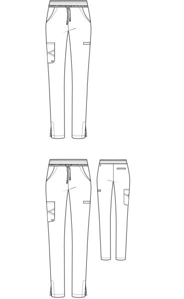 Avery & Serena Stretch Women’s Scrubs Set