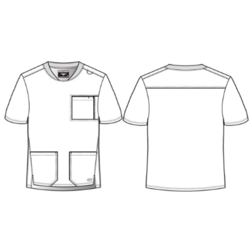 Crew Neck Jogger Men's Scrub Set