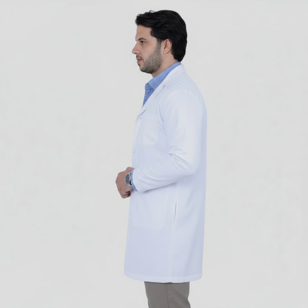 Rayan Men’s Long Lab Coat